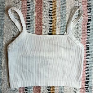 Target Colsie Women’s Medium White Ribbed Bralette